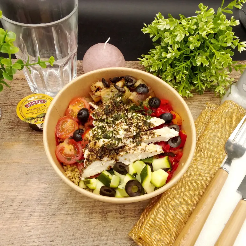 Poke Bowl Méditerranéen