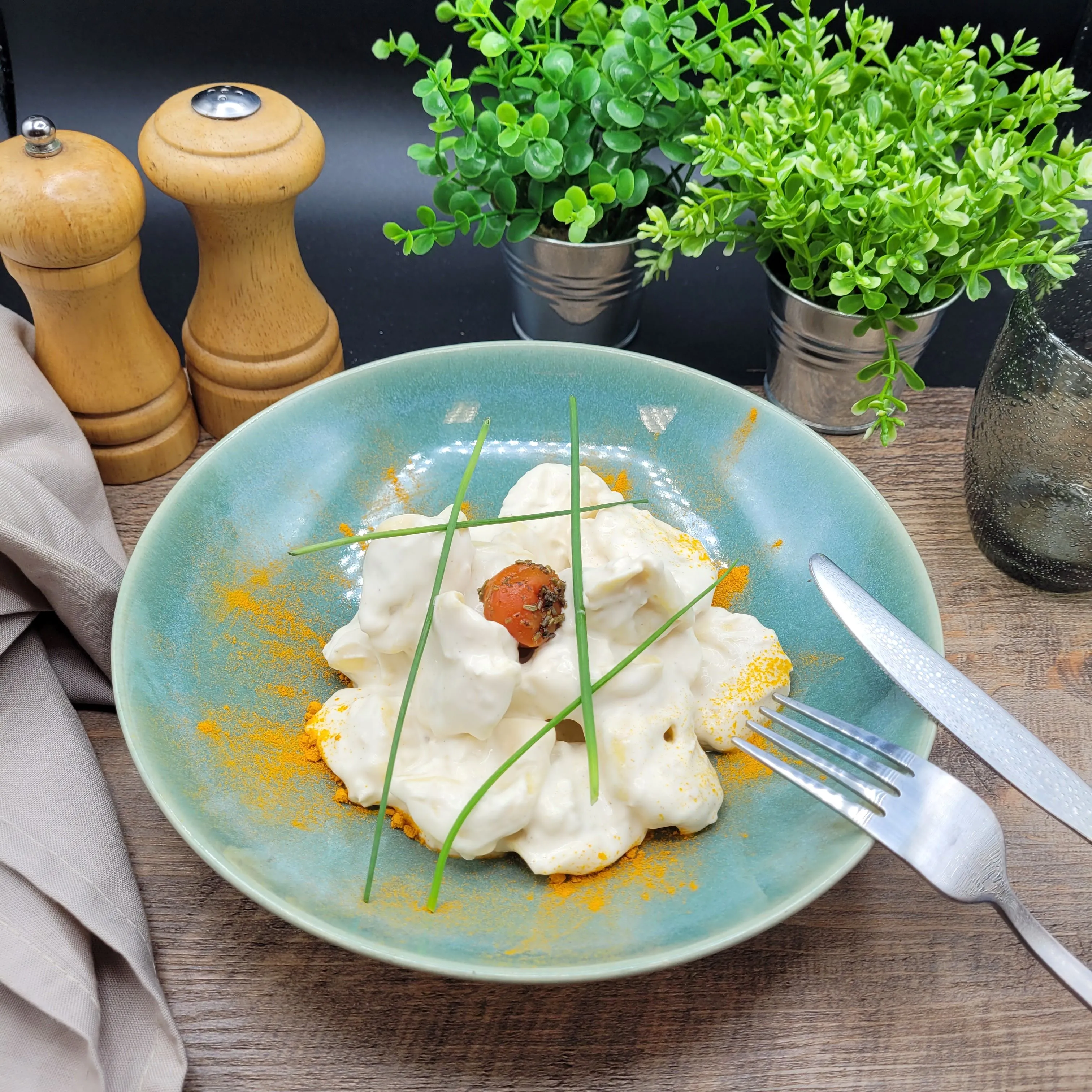 Cappelletti au Saumon sauce Aneth