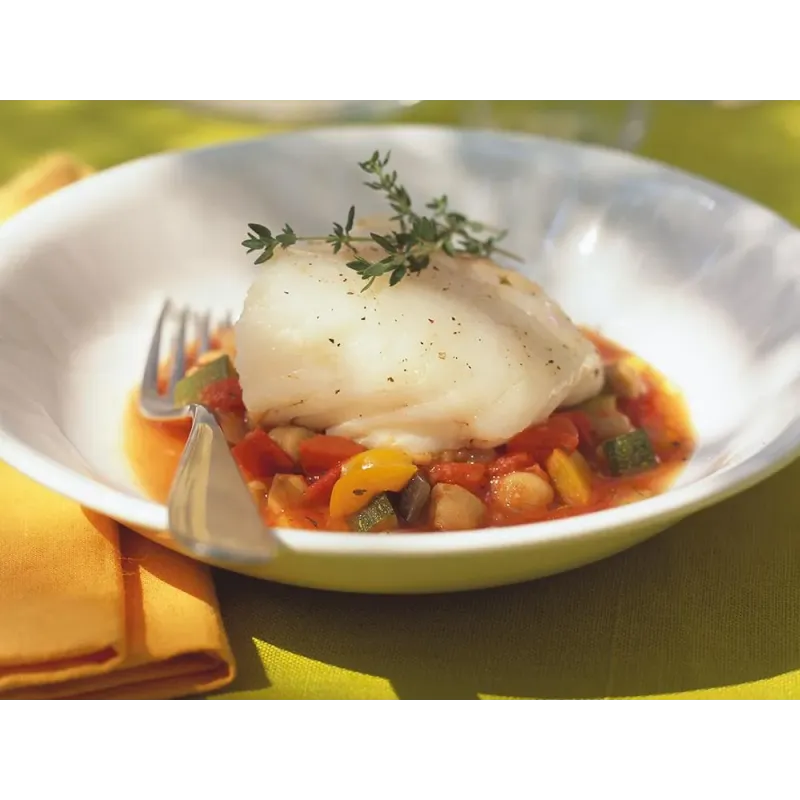Filet de Merlu et sa Ratatouille Provençale
