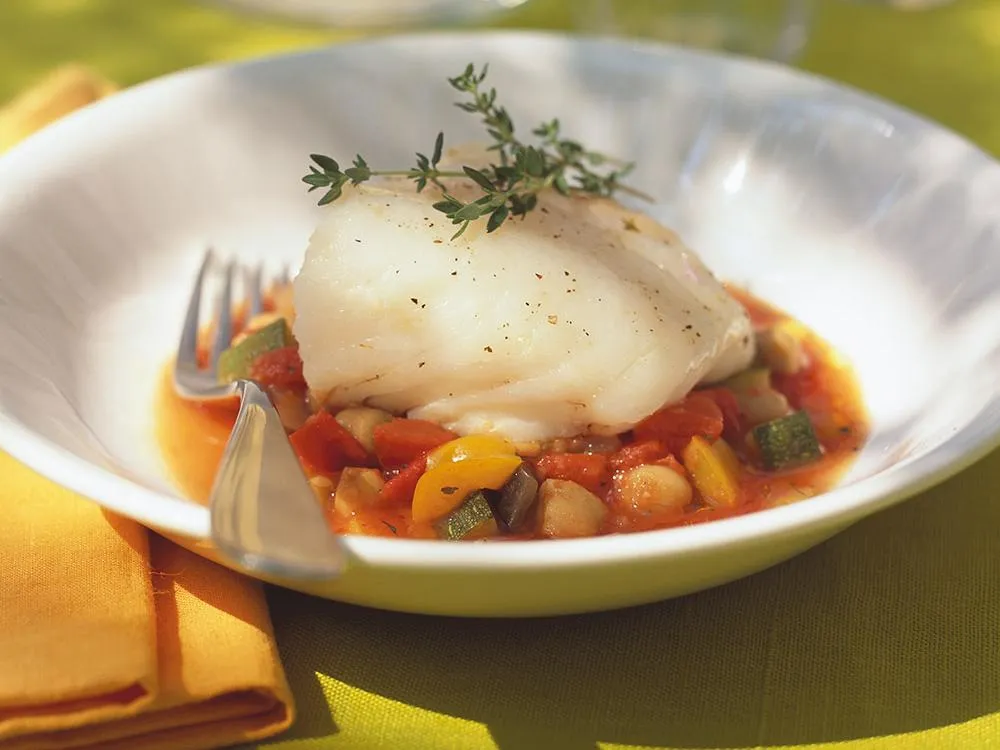 Filet de Merlu et sa Ratatouille Provençale