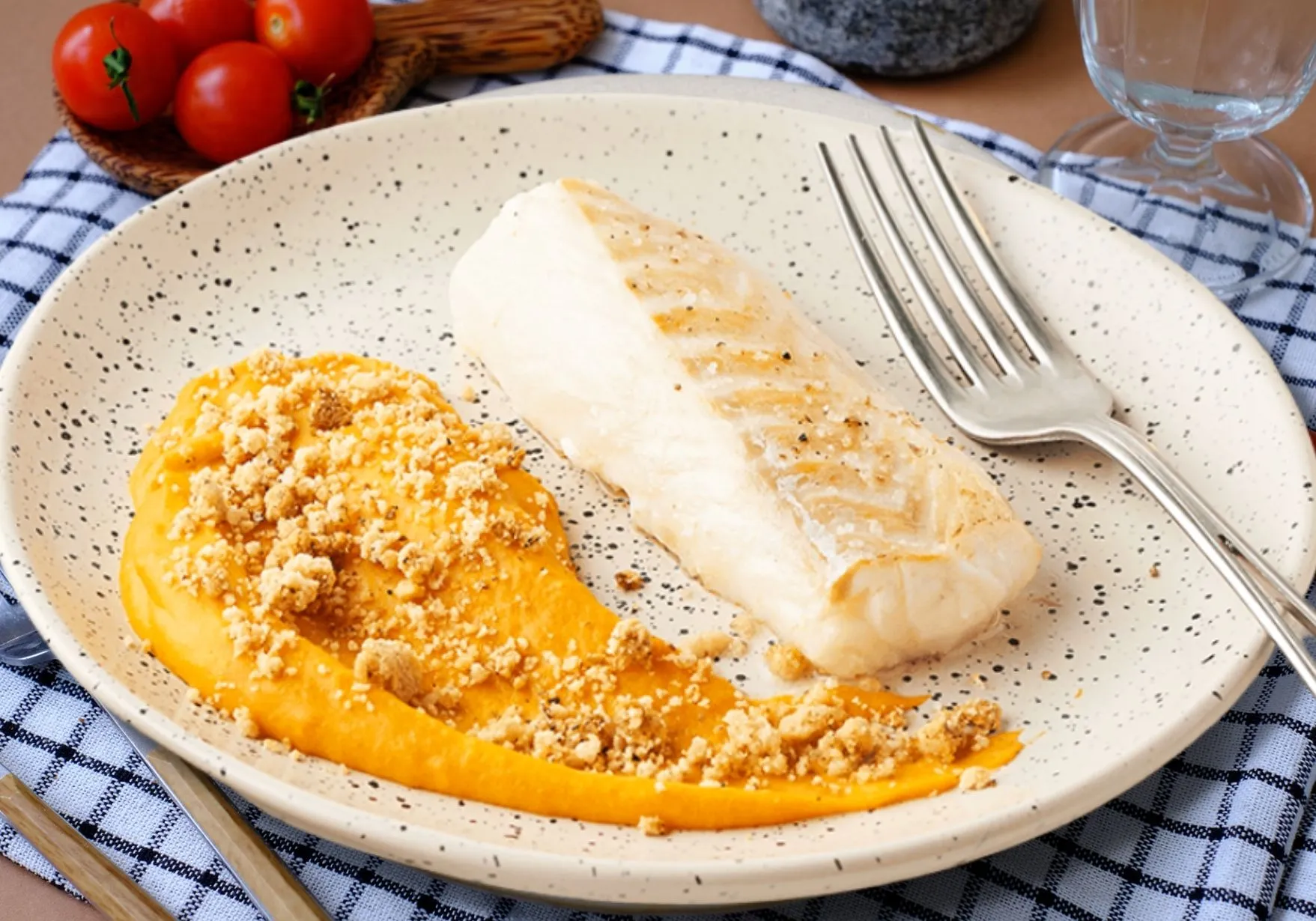 Dos de Cabillaud Purée de Patate Douce