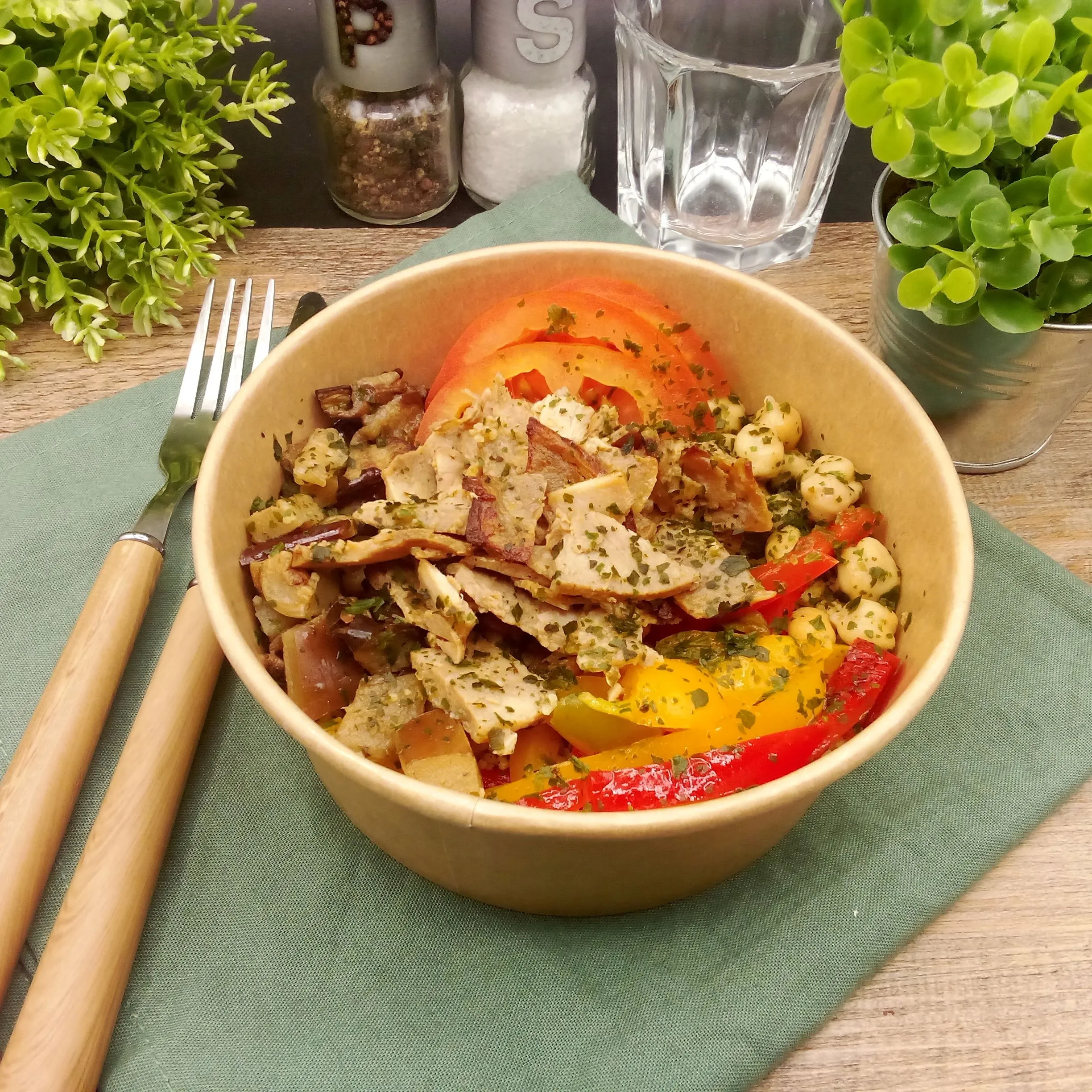 Poke Bowl Moyen Orient