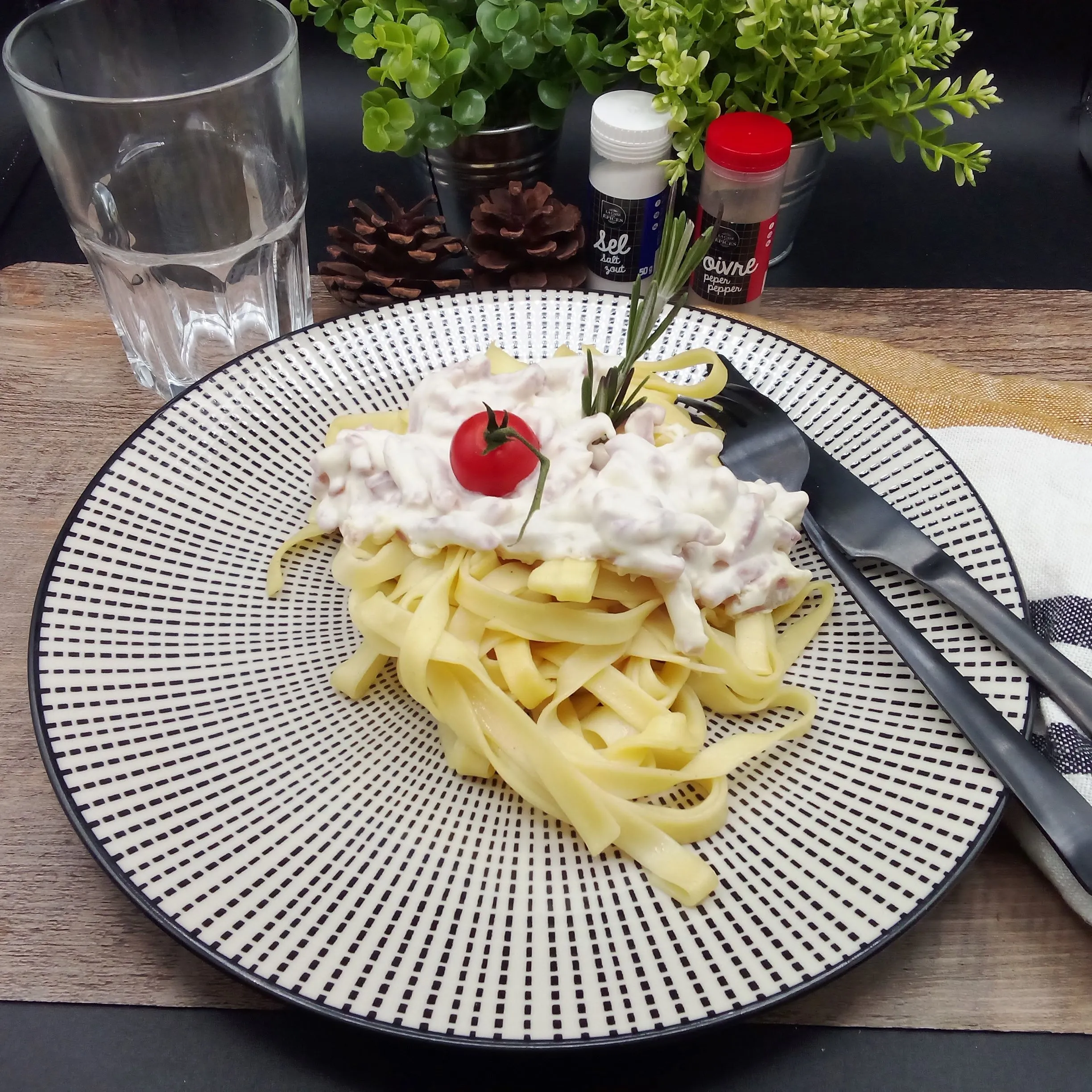 Tagliatelle Carbonara