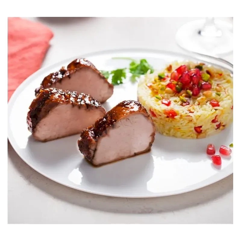 Filet Mignon au Miel Épicé Riz Safrané