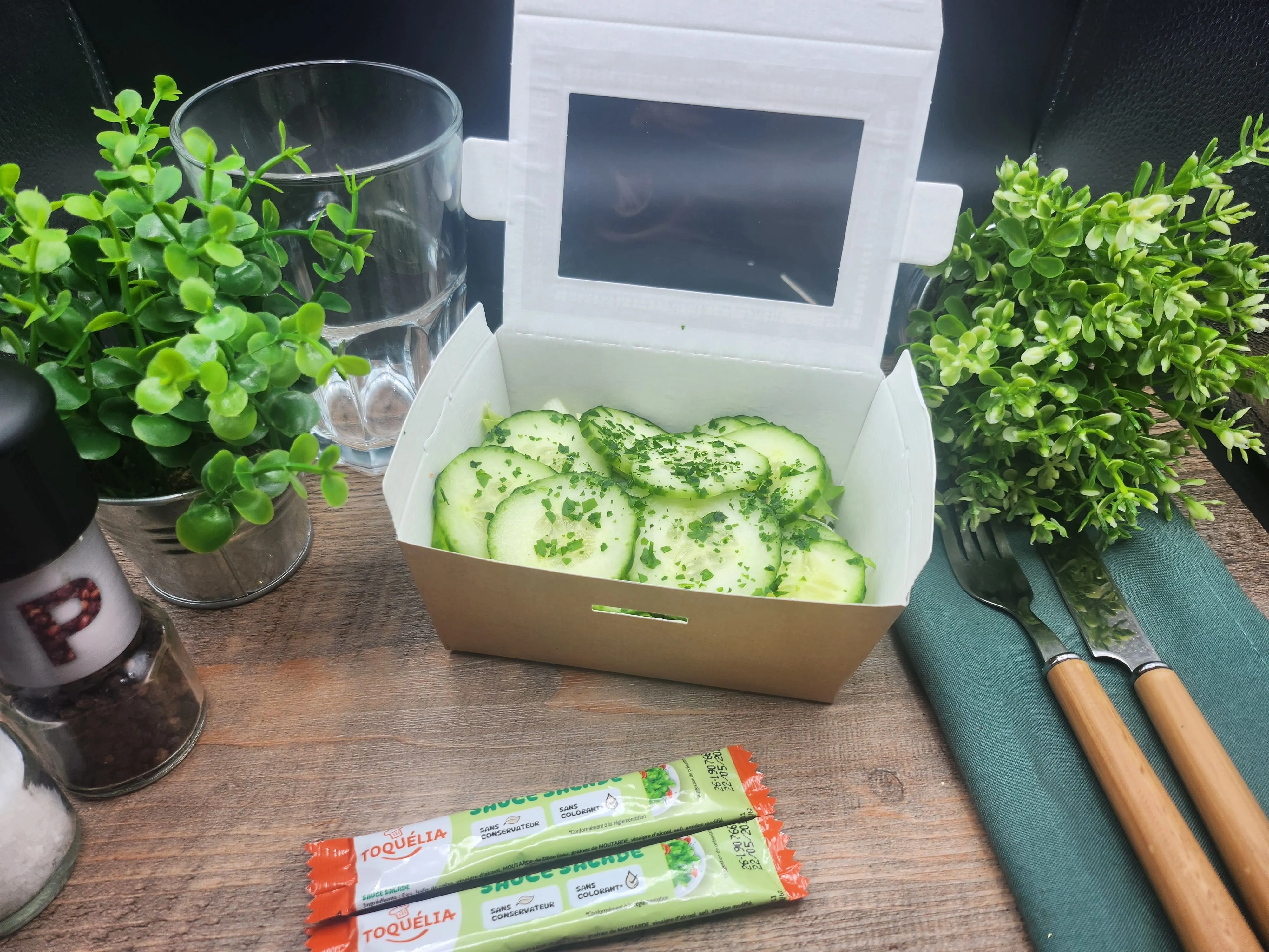 Boite Fraîcheur Concombre Vinaigrette
